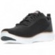 SKECHERS 150206 Flex Damen-Sneaker BLACK_ROSE_GOLD