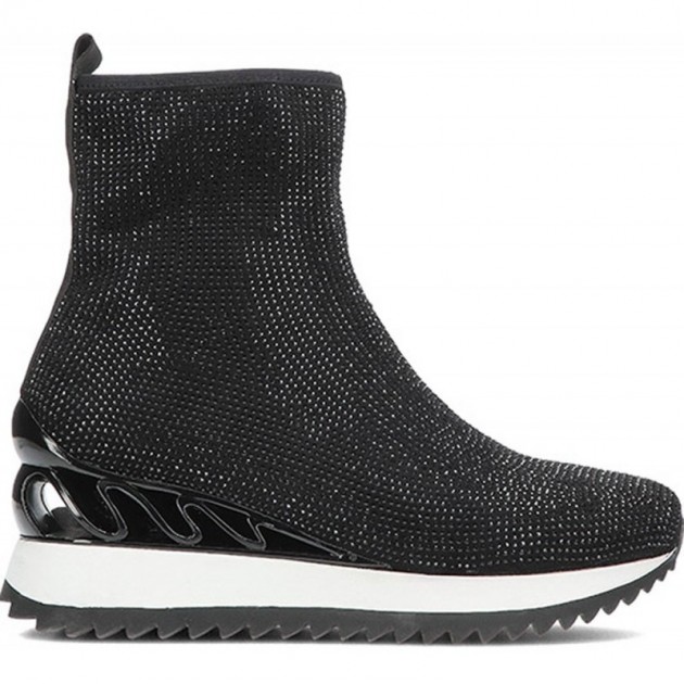 EXE SHOES B811 Starss Damen-Stiefelette BLACK EXE SHOES B811 Starss Damen-Stiefelette BLACK