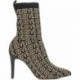 EXE SHOES Damenstiefelette garda521 gestrickt BLACK_BEIGE