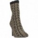 EXE SHOES Damenstiefelette garda521 gestrickt BLACK_BEIGE