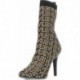 EXE SHOES Damenstiefelette garda521 gestrickt BLACK_BEIGE