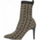 EXE SHOES Damenstiefelette garda521 gestrickt BLACK_BEIGE