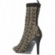 EXE SHOES Damenstiefelette garda521 gestrickt BLACK_BEIGE