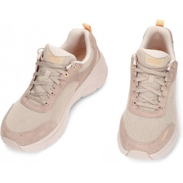 SKECHERS 150108 Walker Damen-Sneaker TAUPE_ORANGE