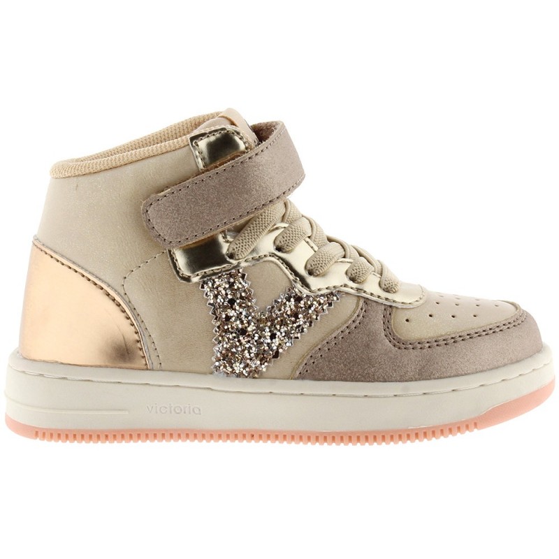 Victoria 1124123 Tiempo Metall Stiefeletten PLATINO