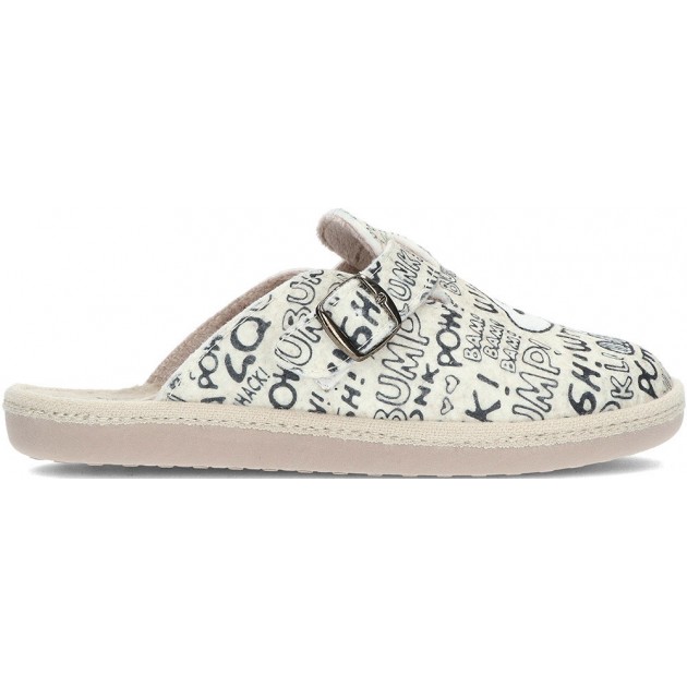 VULLADI 6396 fle Snoopy Damenhausschuhe CRUDO VULLADI 6396 fle Snoopy Damenhausschuhe CRUDO