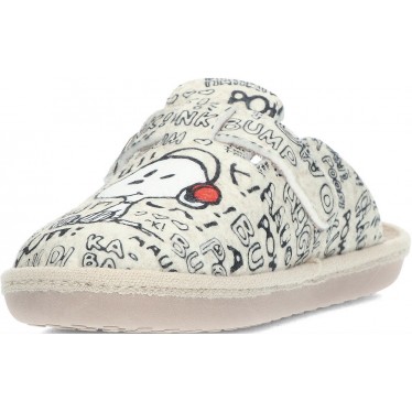 VULLADI 6396 fle Snoopy Damenhausschuhe CRUDO