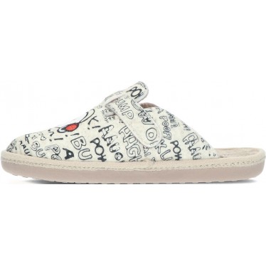 VULLADI 6396 fle Snoopy Damenhausschuhe CRUDO