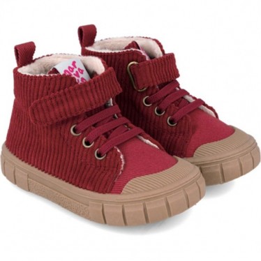 Garvalín Mädchenstiefeletten 241321G Cord GRANATE