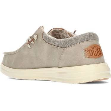 DUDE 43352 Paul klassische Herren-Loafer TAUPE_GREY