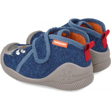 Biomecanics 241155 Woolf Babyhausschuhe AZUL_MARINO