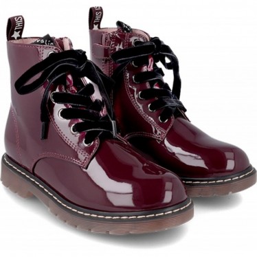 GARVALIN LACKLEDERSTIEFEL 231565-A VEGAN BURDEOS