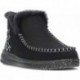 DUDE DENNY STIEFEL AUS FAUX-SHEARLING 40208 BLACK