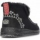 DUDE DENNY STIEFEL AUS FAUX-SHEARLING 40208 BLACK