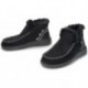 DUDE DENNY STIEFEL AUS FAUX-SHEARLING 40208 BLACK
