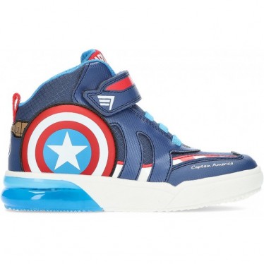GEOX STIEFELETTEN CAPTAIN AMERICA J369YC NAVY_RED