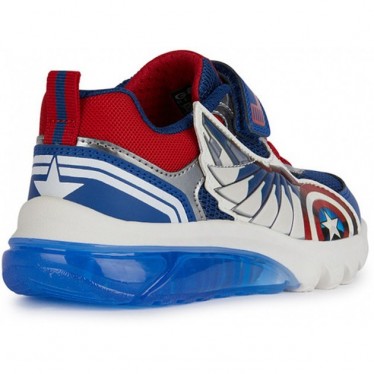 SPORT MIT LEICHTEM GEOX CIBERDRON CAPT AMERICA J45LBB BLUE_RED