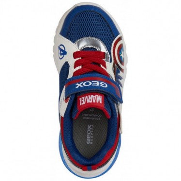 SPORT MIT LEICHTEM GEOX CIBERDRON CAPT AMERICA J45LBB BLUE_RED