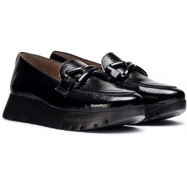 Wonders A-2474 Rose Mokassin NEGRO