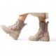 Wonders G-7004 Silberne Stiefel TAUPE