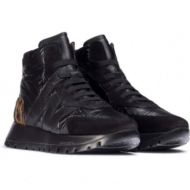 Damen-Sportstiefeletten Wonders A-2471 England NEGRO