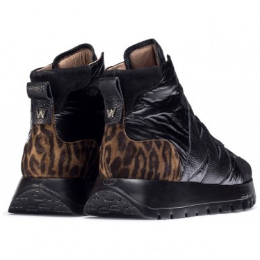 Damen-Sportstiefeletten Wonders A-2471 England NEGRO