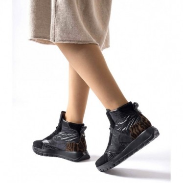 Damen-Sportstiefeletten Wonders A-2471 England NEGRO