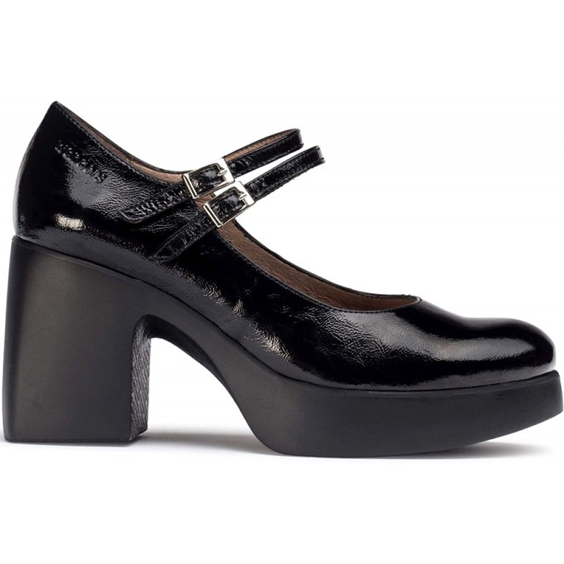 Mary Jane mit Absatz Wonders H-4960 Lady NEGRO