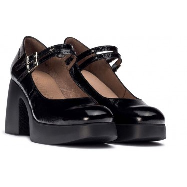 Mary Jane mit Absatz Wonders H-4960 Lady NEGRO