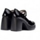 Mary Jane mit Absatz Wonders H-4960 Lady NEGRO