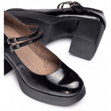 Mary Jane mit Absatz Wonders H-4960 Lady NEGRO
