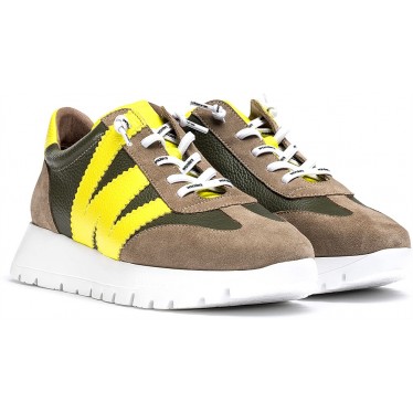 Sneakers Wonders A-2476 Racer TAUPE