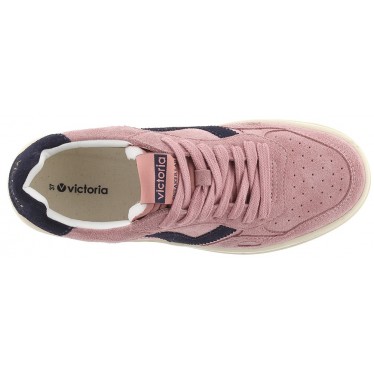 Deportiva Victoria 1257127 Seoul Wildleder ROSA