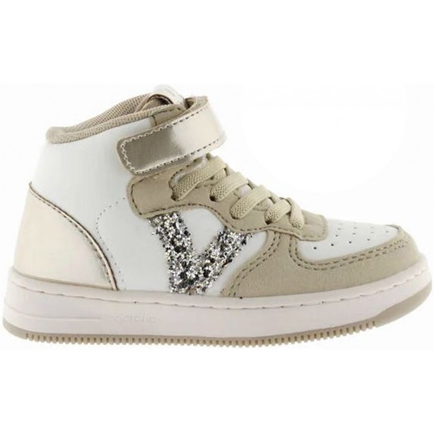 VICTORIA TIEMPO ZWEIFARBIGER STIEFEL 1124111 PLATINO