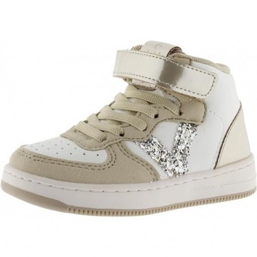 VICTORIA TIEMPO ZWEIFARBIGER STIEFEL 1124111 PLATINO