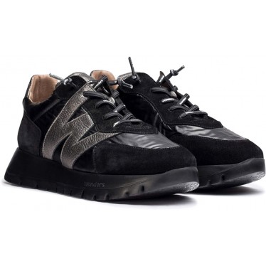 Wonders A-2464 Odisei-Sneaker NEGRO