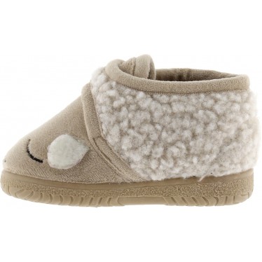 HAUSSCHUHE VICTORIA KINDER 105119 BEIGE