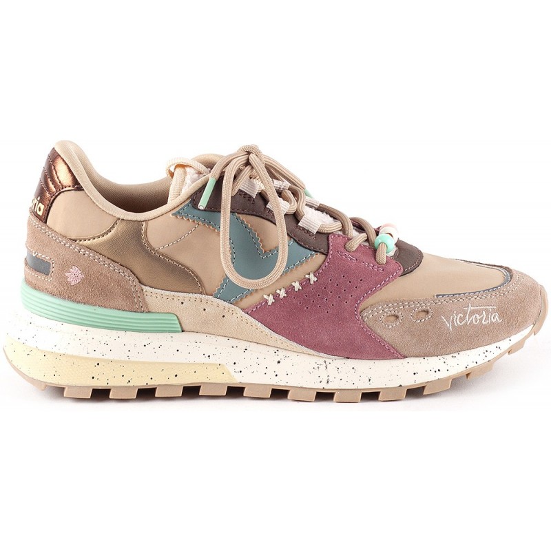 Turnschuhe Victoria 1156109 Luna Wildleder BEIGE