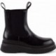 Victoria 1301104 Dublin Chelsea-Stiefel mit Ledereffekt NEGRO