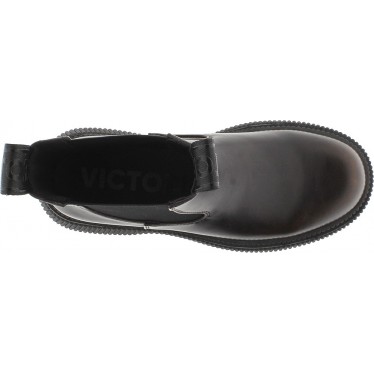 Victoria 1301104 Dublin Chelsea-Stiefel mit Ledereffekt MARRON