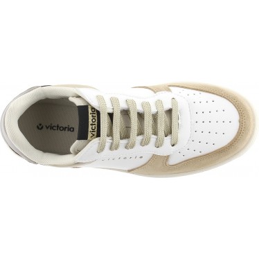 Victoria Sneakers 1258256 Madrid Wildleder und Metall PLATINO