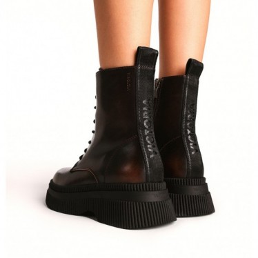 Victoria 1301103 Dublin Boots Schnürsenkel in Lederoptik MARRON