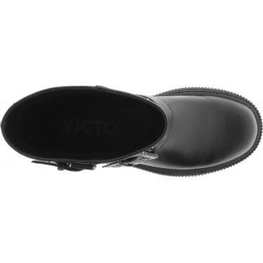 Victoria Boots 1301106 Dublin-Schnallen in Lederoptik NEGRO