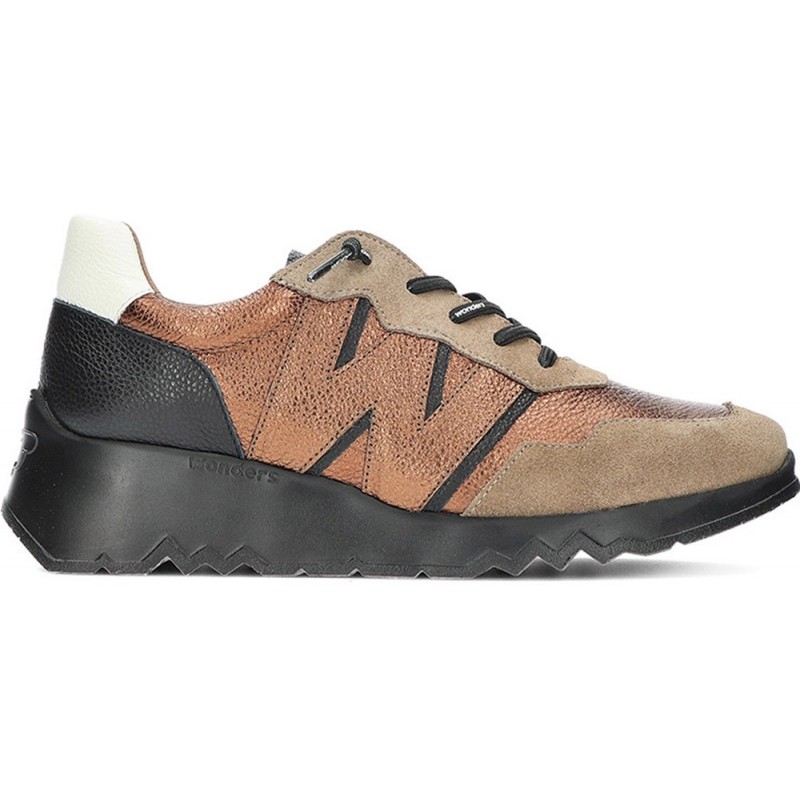 WONDERS E6750 Track-Sneaker für Damen ORO
