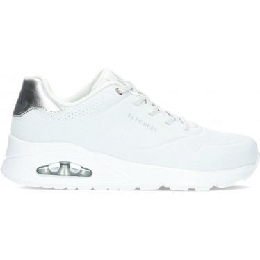 SKECHERS Damen-Sneaker 155196 schimmern WHITE_SILVER