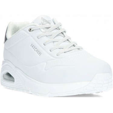 SKECHERS Damen-Sneaker 155196 schimmern WHITE_SILVER