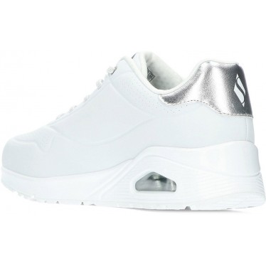 SKECHERS Damen-Sneaker 155196 schimmern WHITE_SILVER