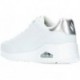 SKECHERS Damen-Sneaker 155196 schimmern WHITE_SILVER