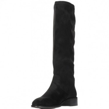 Hohe Stiefel für Damen von PEDRO MIRALLES 28161 Stretch-Wildleder NEGRO