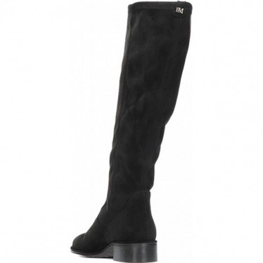 Hohe Stiefel für Damen von PEDRO MIRALLES 28161 Stretch-Wildleder NEGRO
